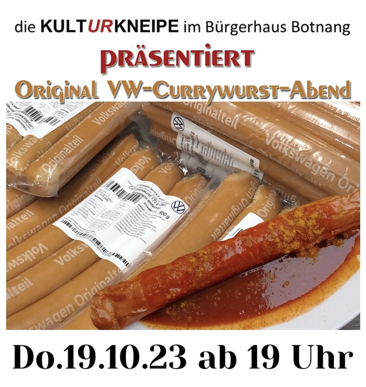 Original VW-Currywurst -Abend