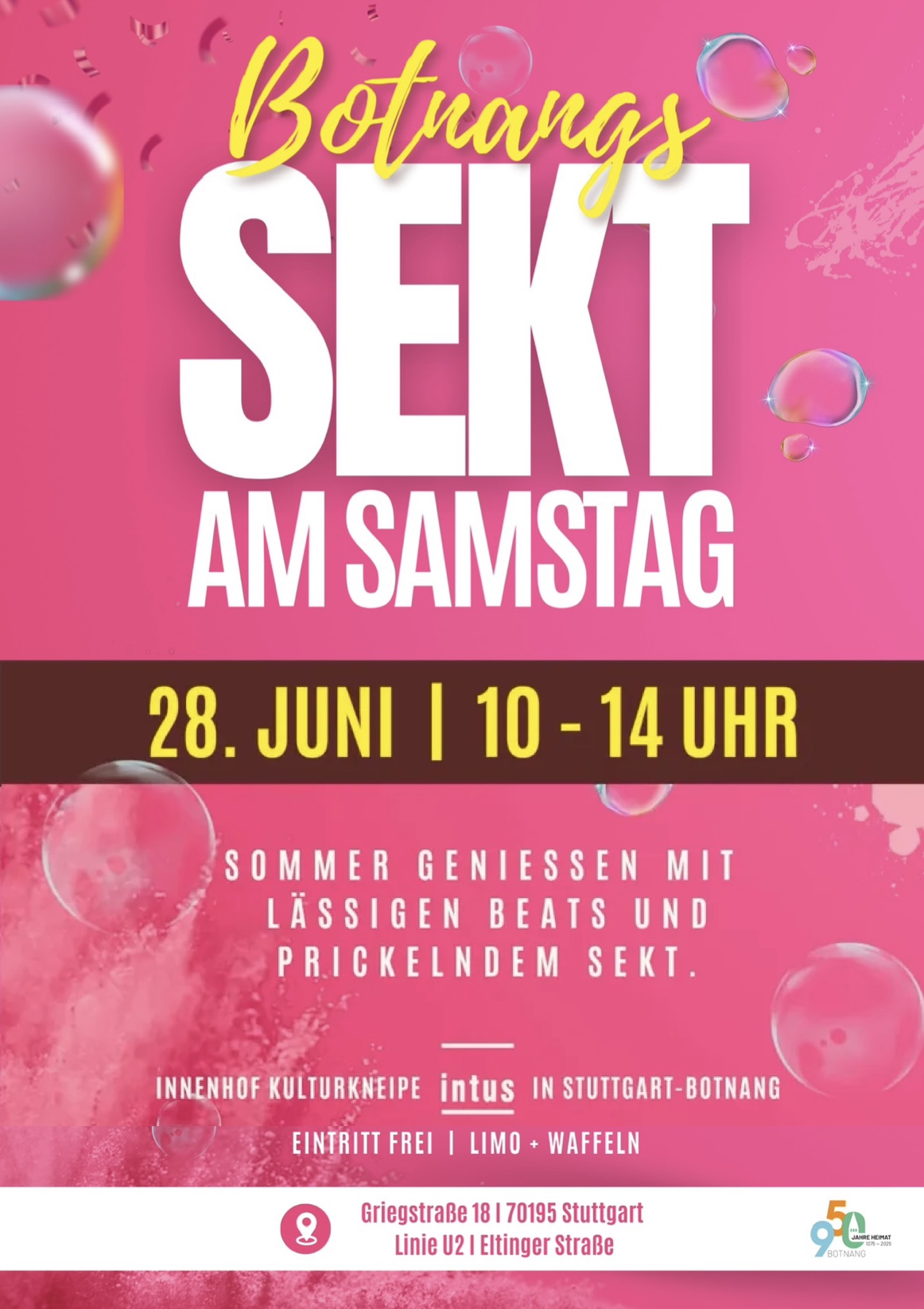 SEKT AM SAMSTAG