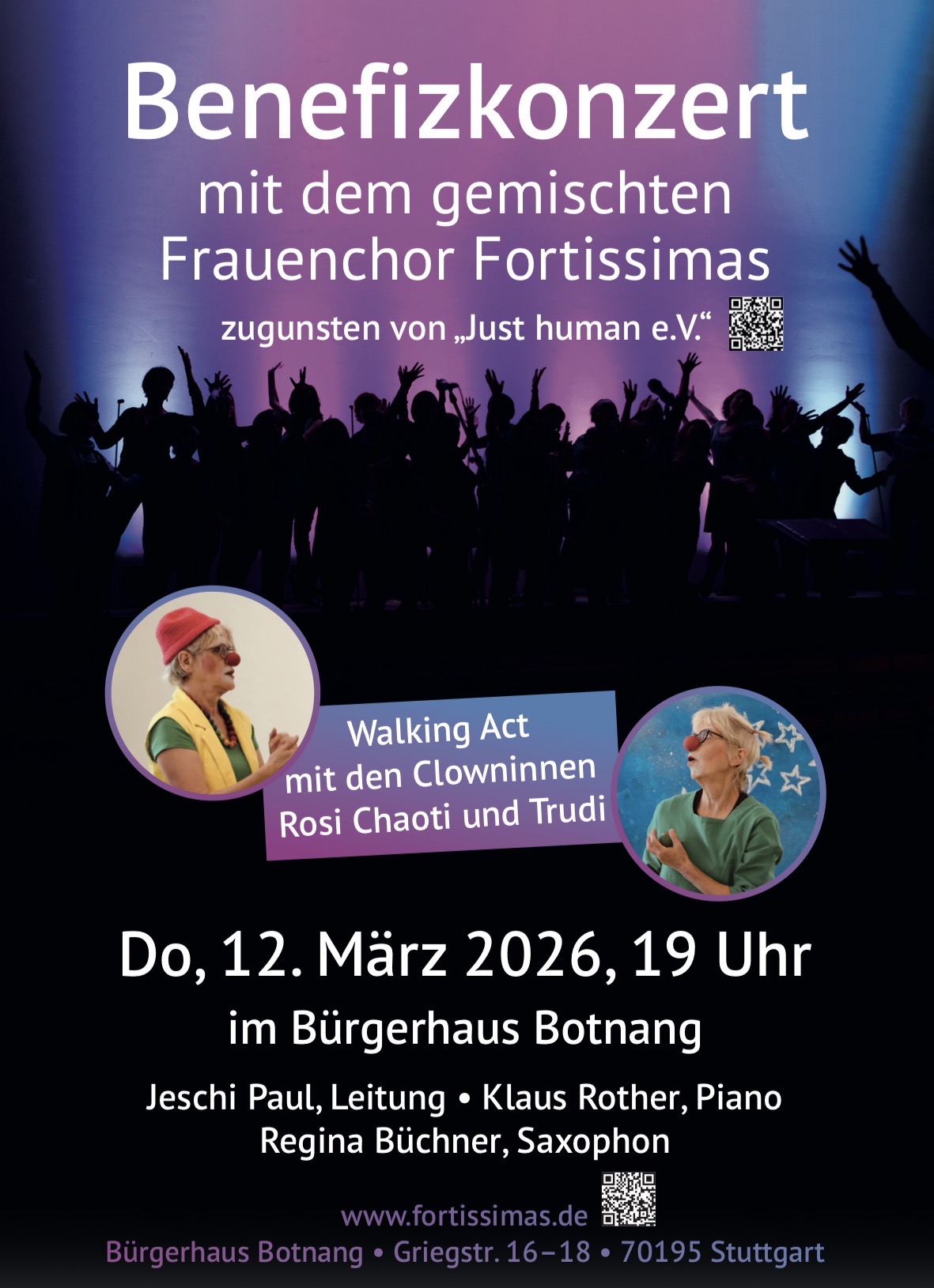 Benefizkonzert - mit FORTISSIMAS